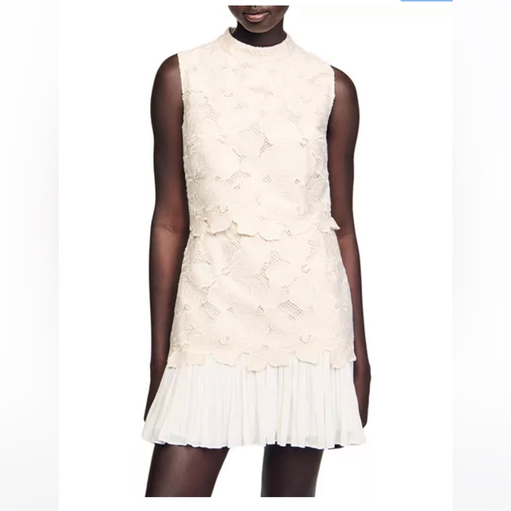 Johanna Short Guipure Dress
